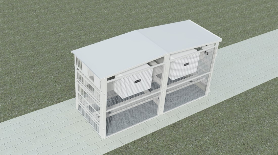 MORRENsystems omvormerrek PV inverter shelter